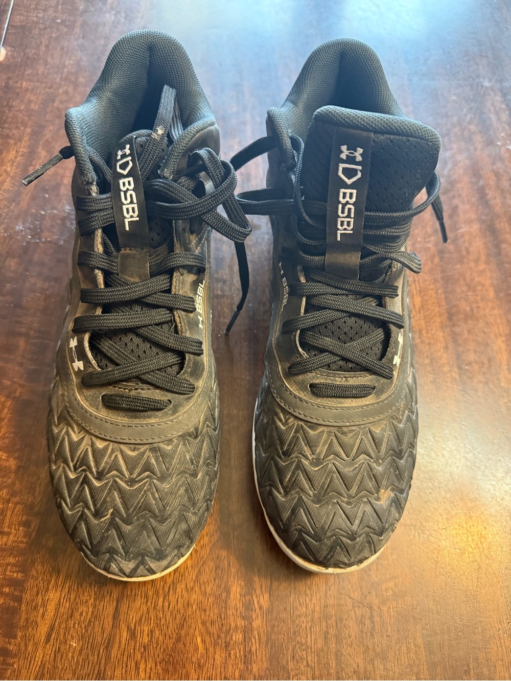 Under Armour Kids Black High-Top Sneakers with Textured Toe